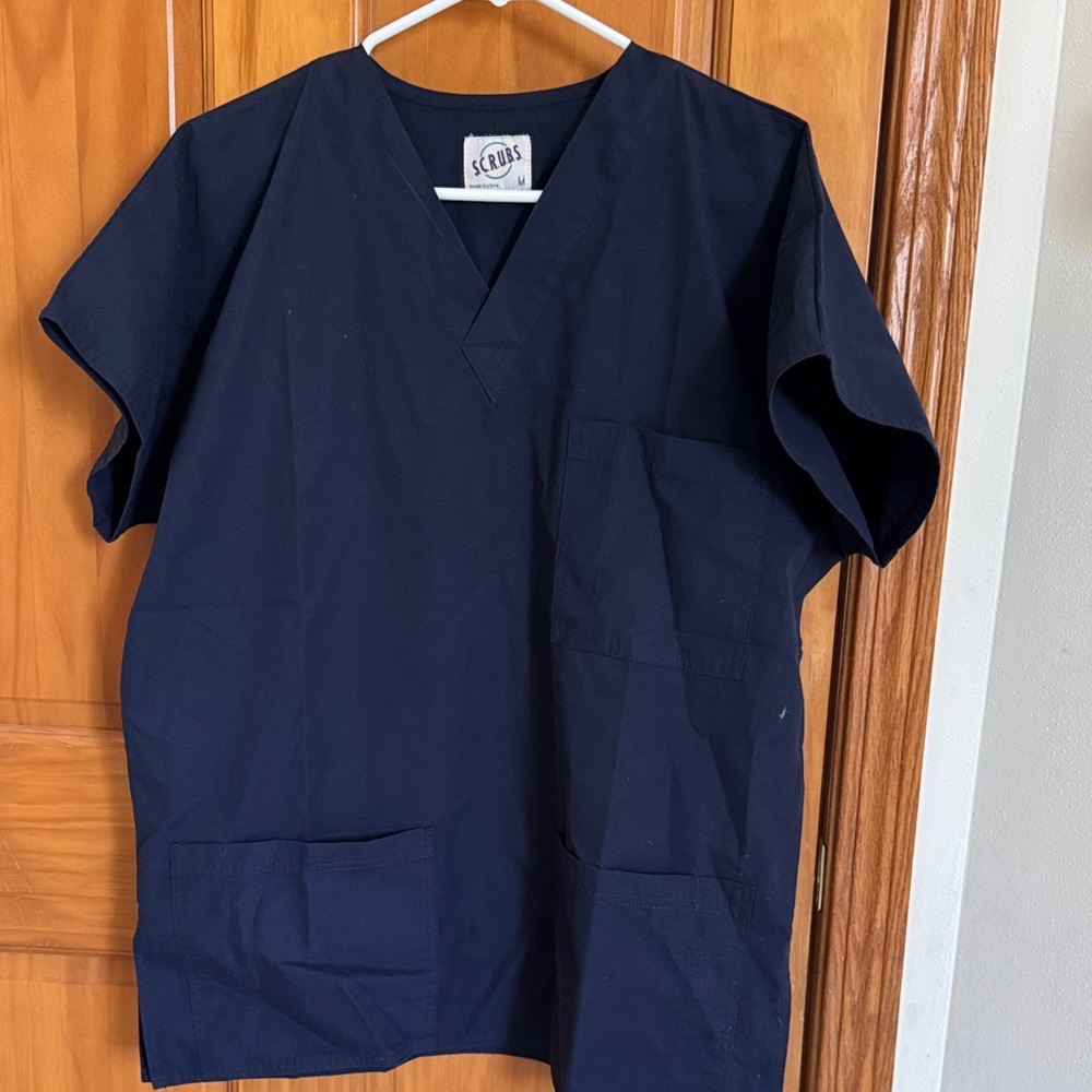Smart Scrubs Dark Blue Men's Shirt